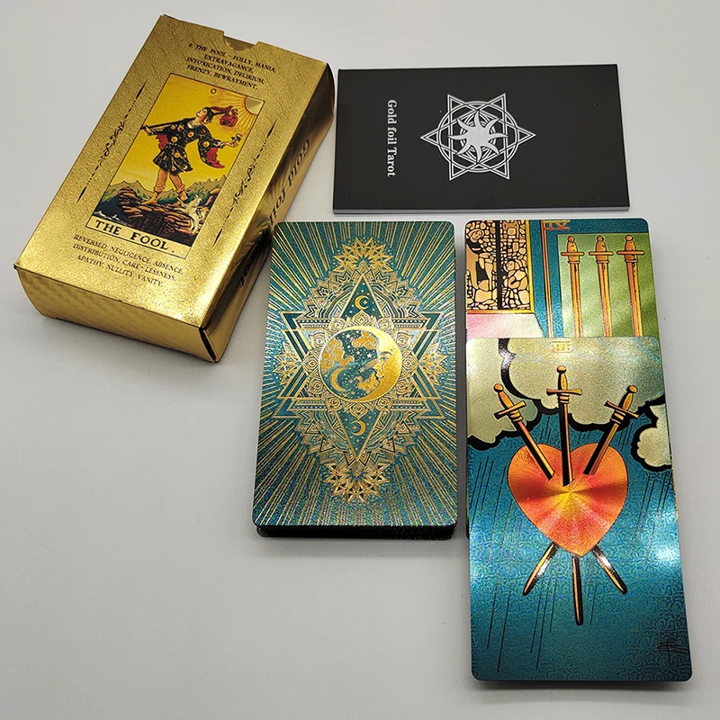 Deluxe gold-foil tarot 4