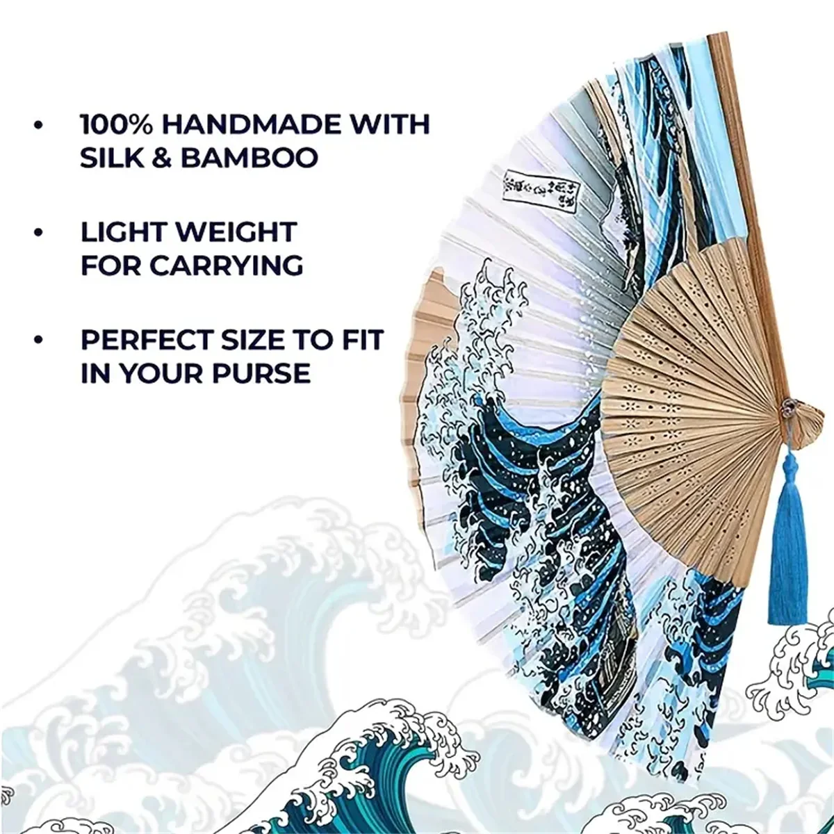 Great Wave folding fan 6