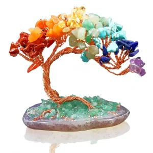 Feng shui crystal fortune tree