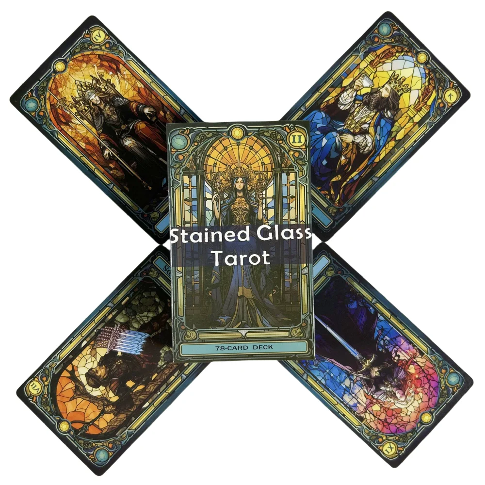 Stained-glass tarot — 78 cards