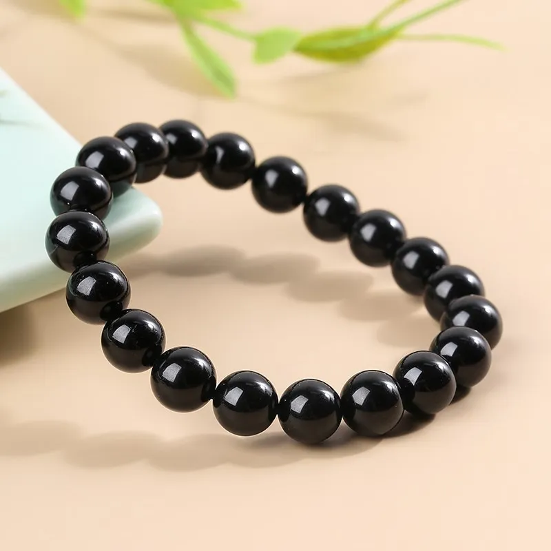 Black tourmaline bead bracelet 5