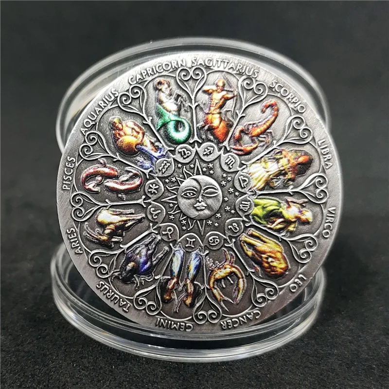 Zodiac wheel coin 3