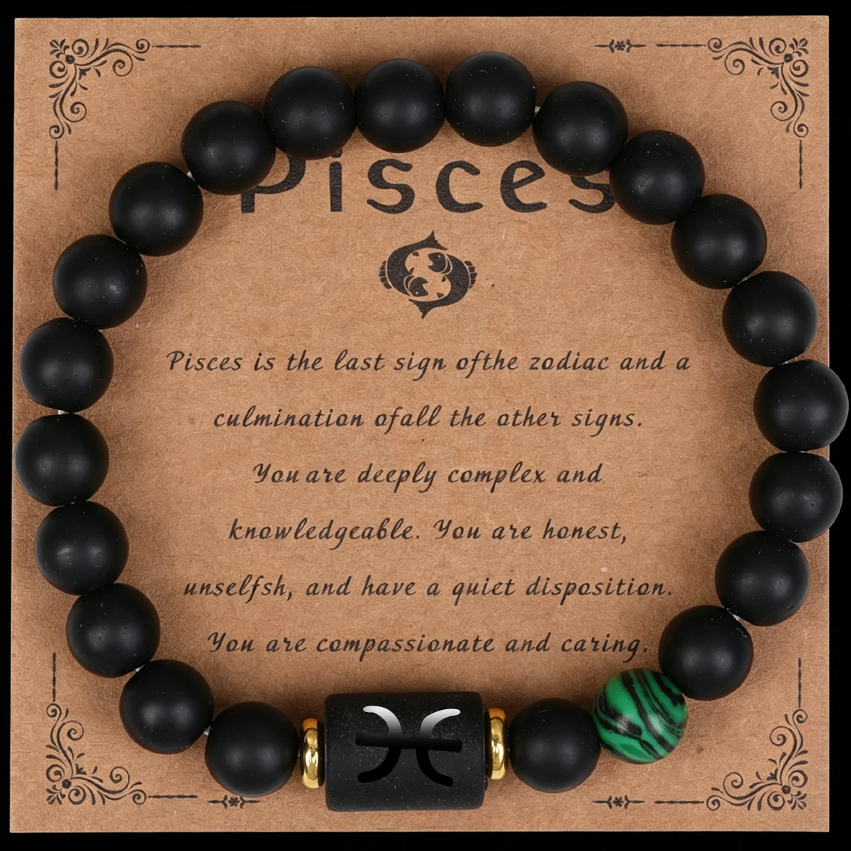Zodiac sign bracelet on its sign card - Image 3