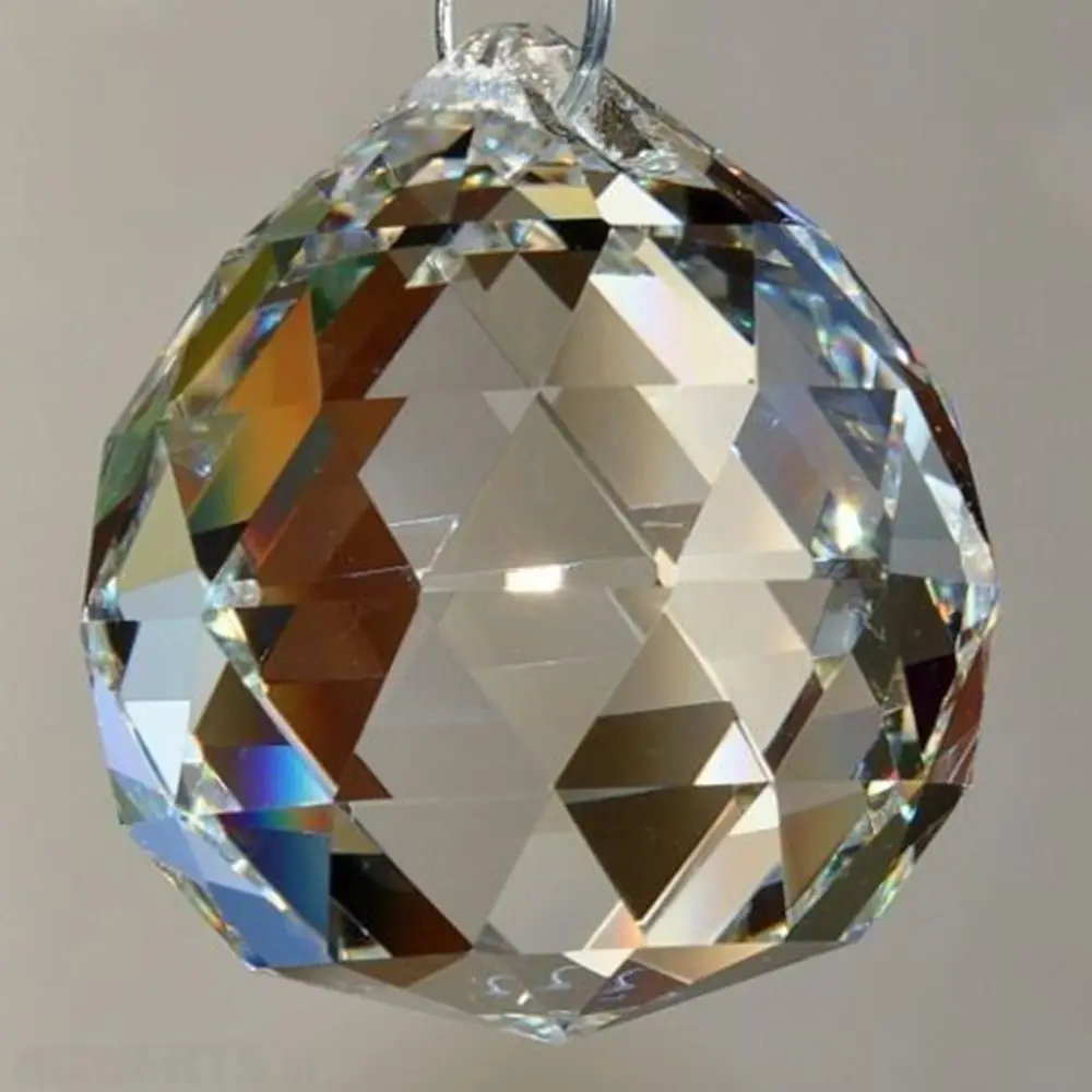 Clear crystal ball prism 2