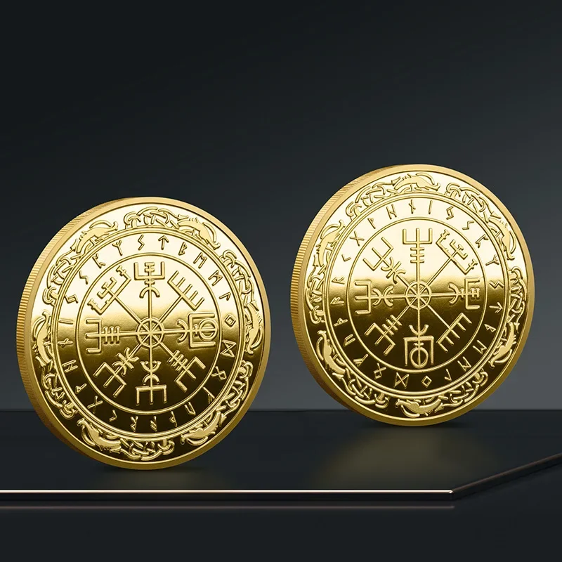 Viking compass coin 4