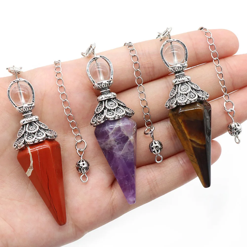 Rose quartz reiki pendulum 3
