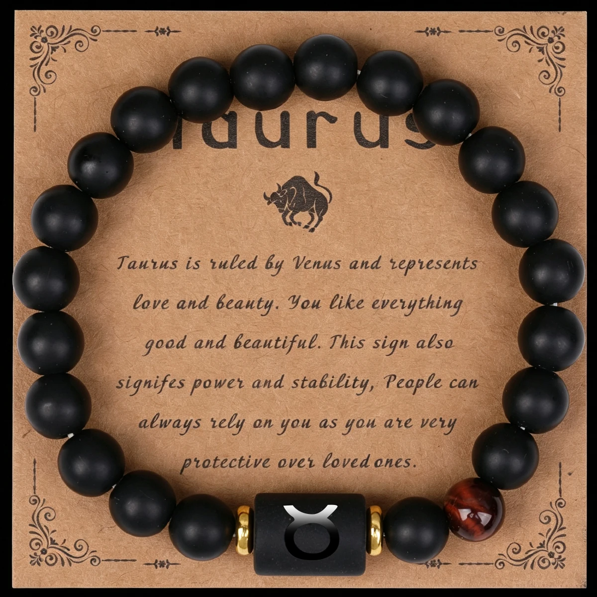 Zodiac sign bracelet on its sign card - Image 7
