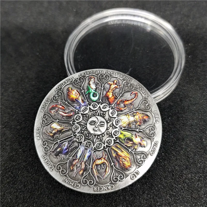 Zodiac wheel coin 4