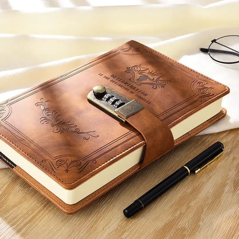 Vintage lock journal — A5, 200 pages