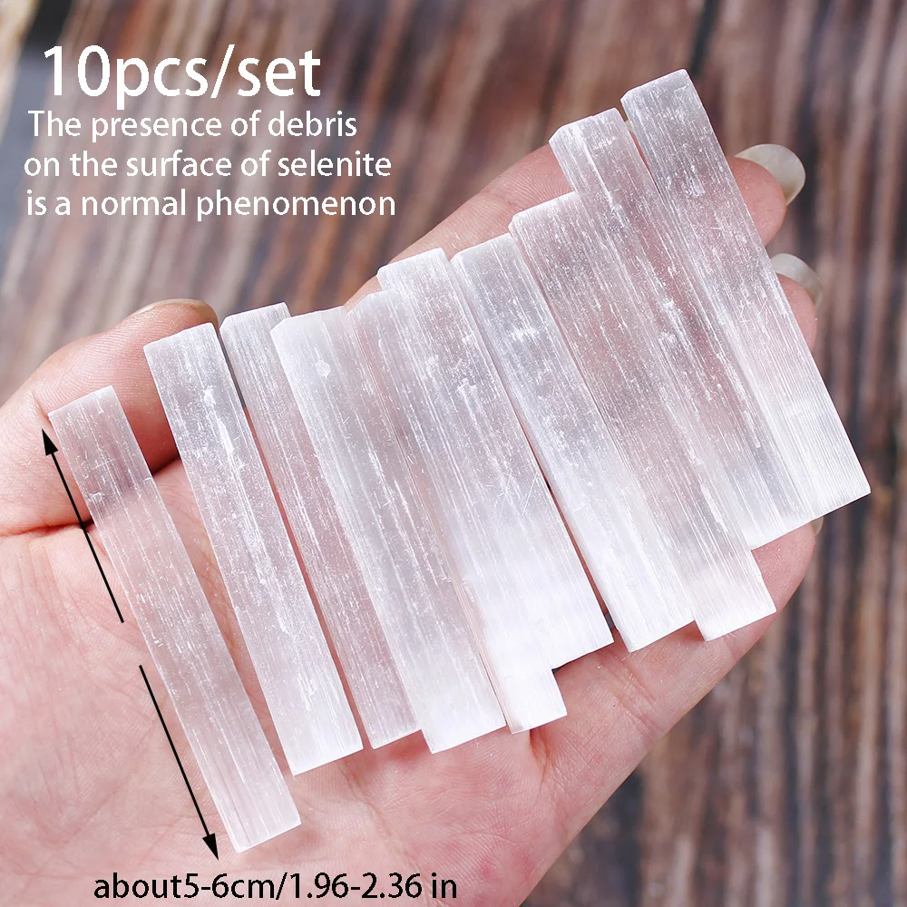 Moroccan selenite bar set 6