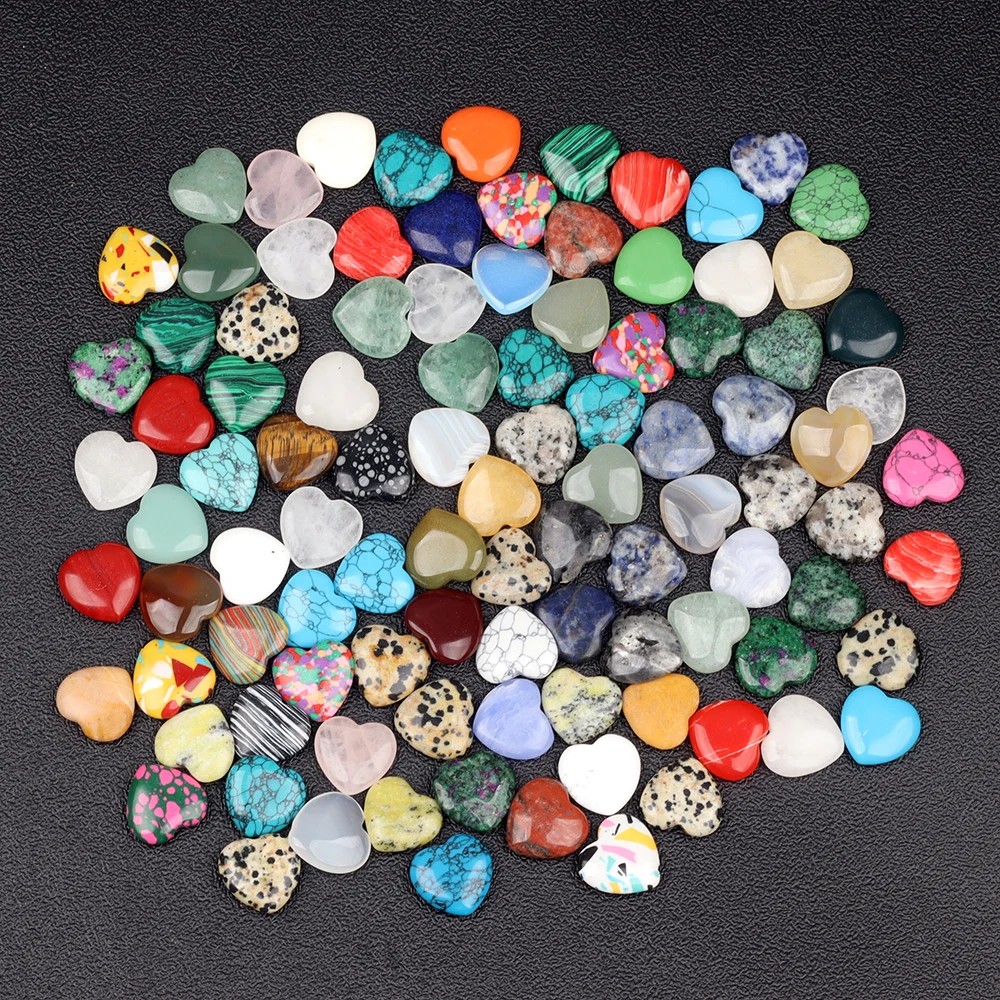 Heart-shaped crystal stones 6
