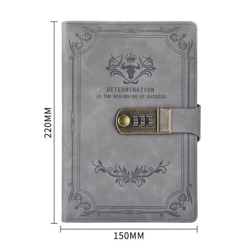Vintage lock journal — A5, 200 pages 3