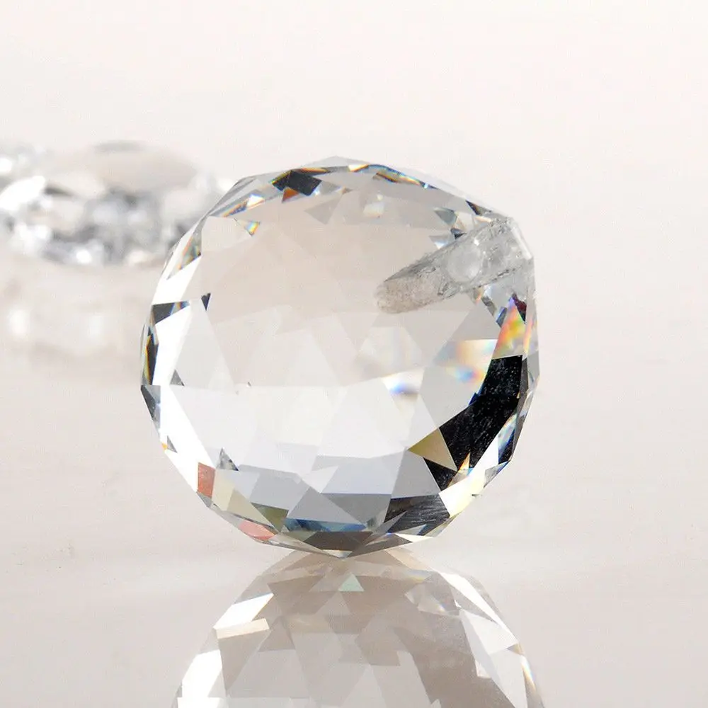 Clear crystal ball prism 4
