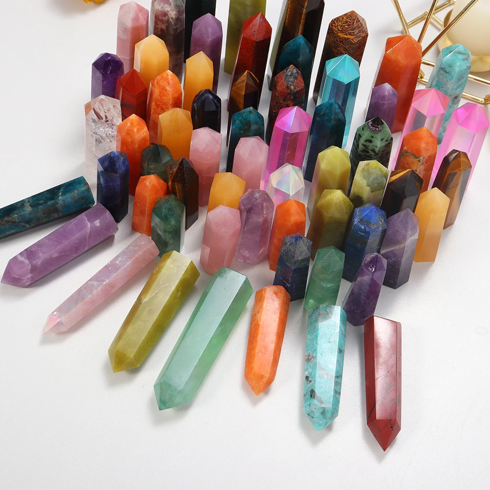 Natural crystal point tower 3
