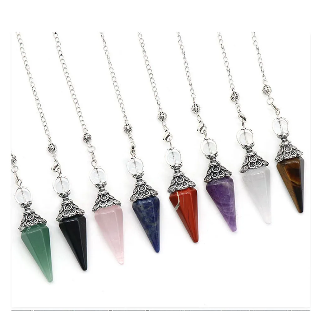 Rose quartz reiki pendulum 4