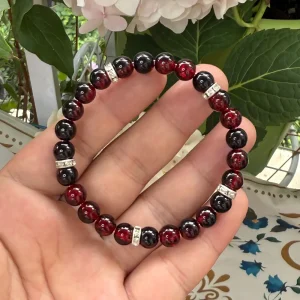 Bohemian red bead bracelet 3