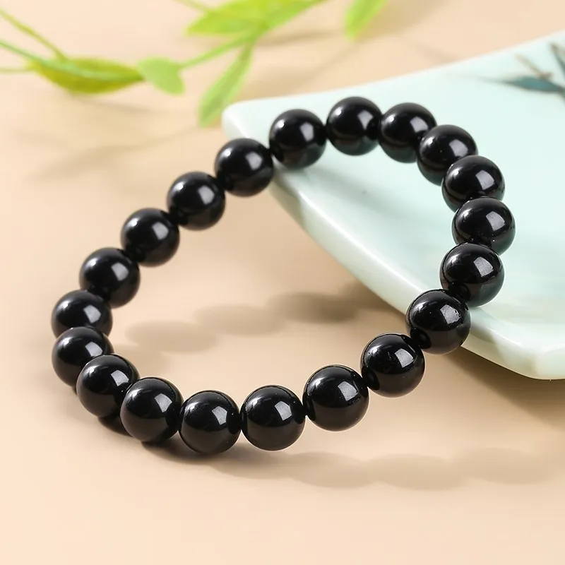 Black tourmaline bead bracelet 3