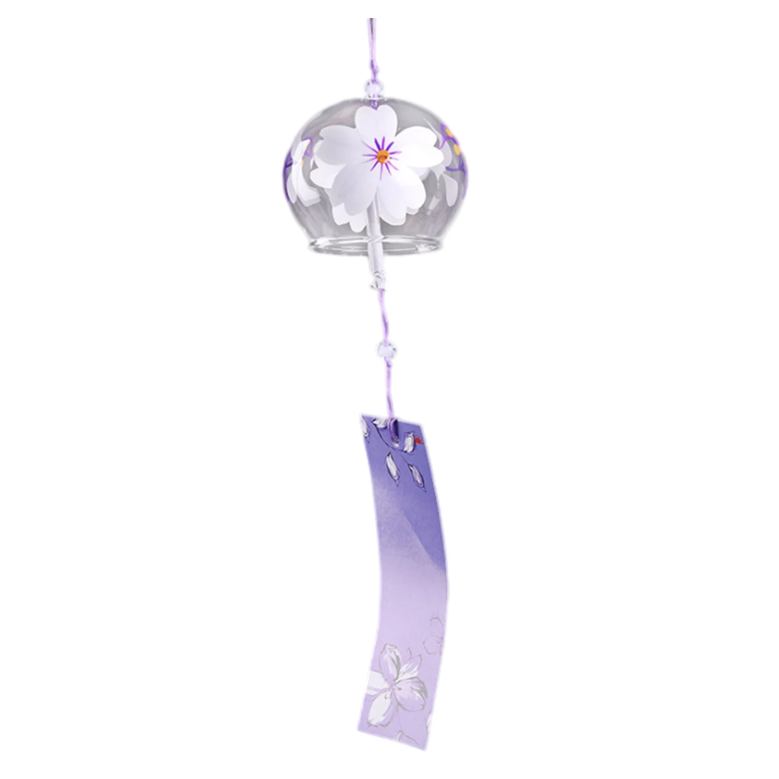 Cherry blossom glass wind chime 5