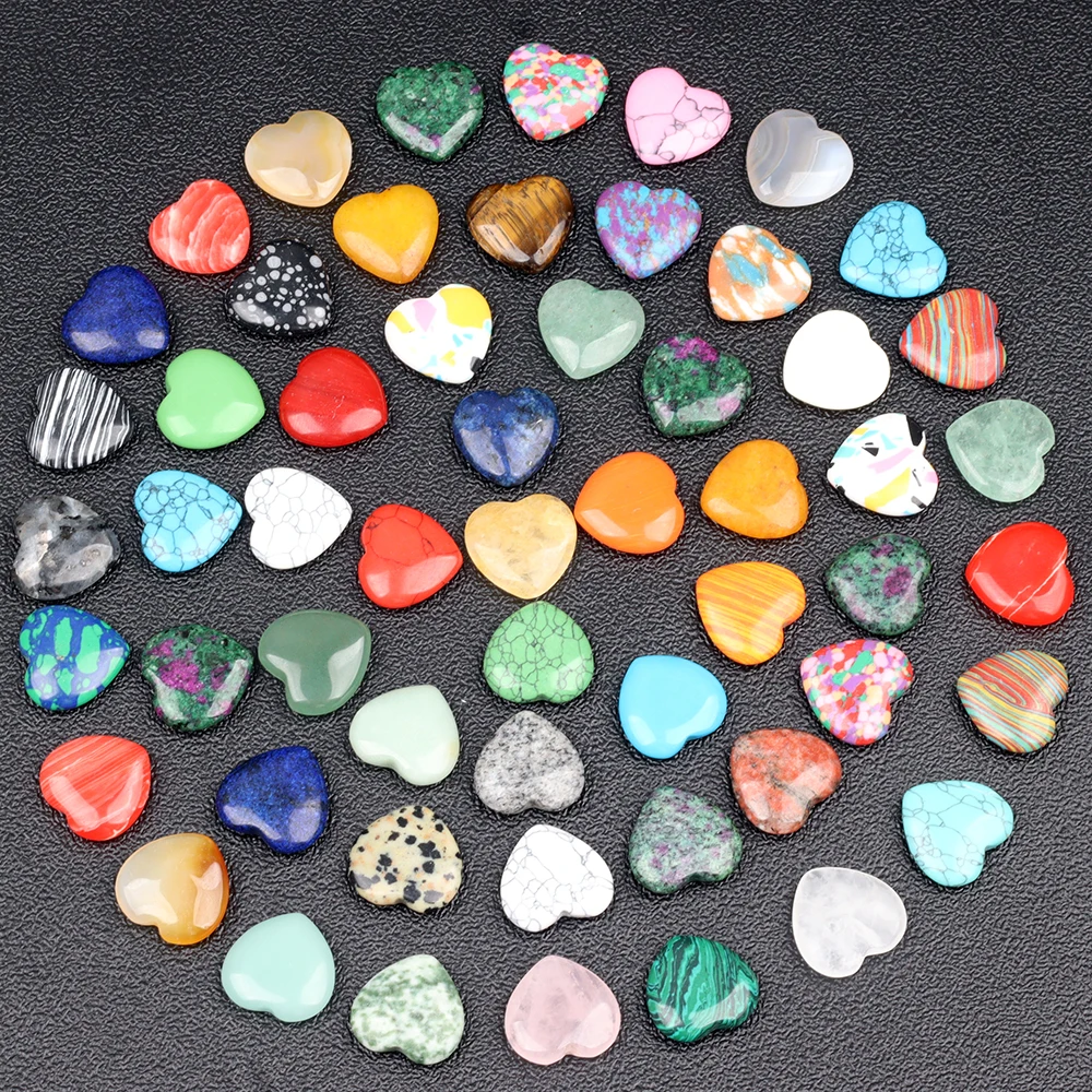 Heart-shaped crystal stones 5