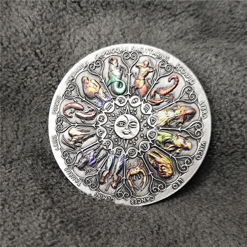 Zodiac wheel coin 2