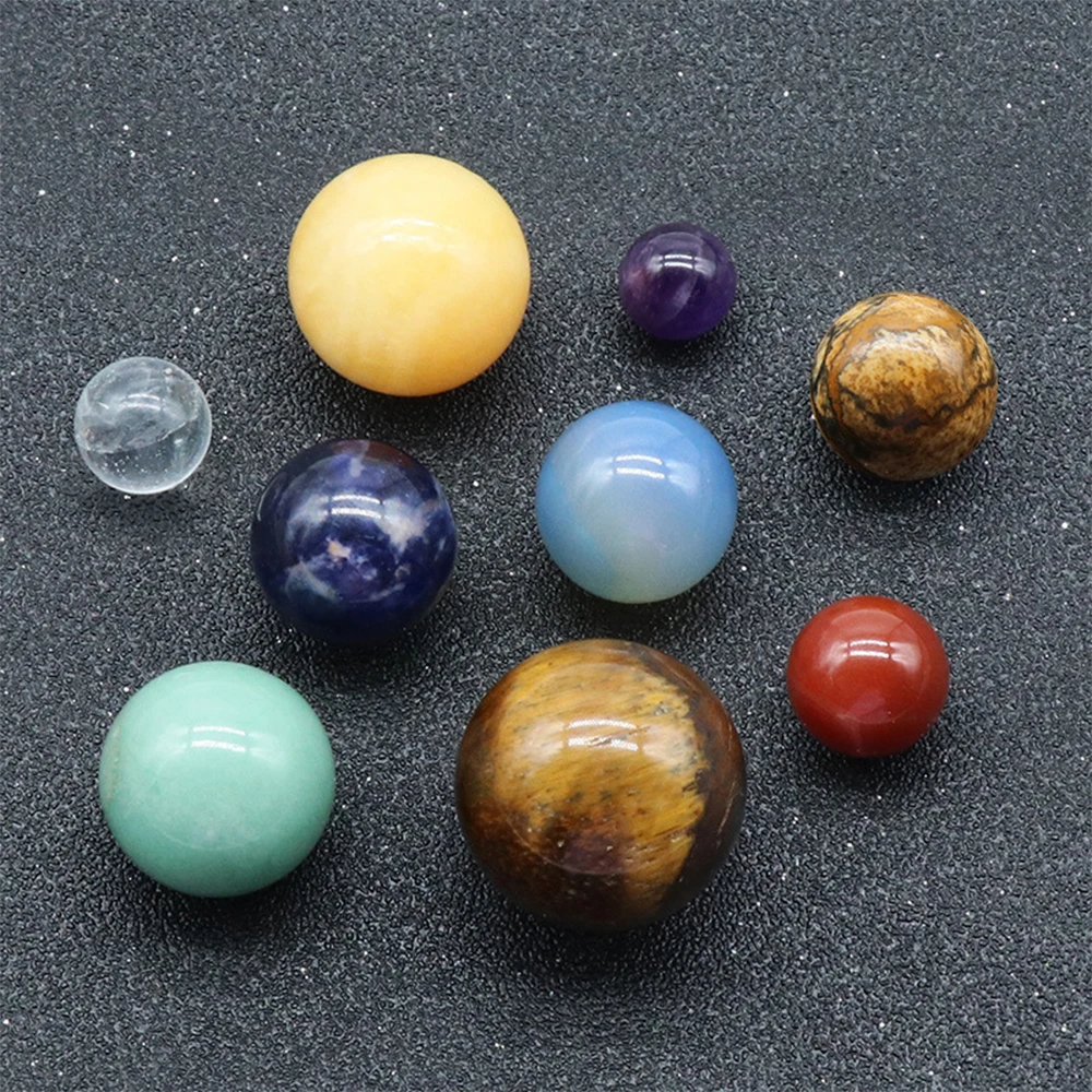 Solar system gemstone set — nine planets 5