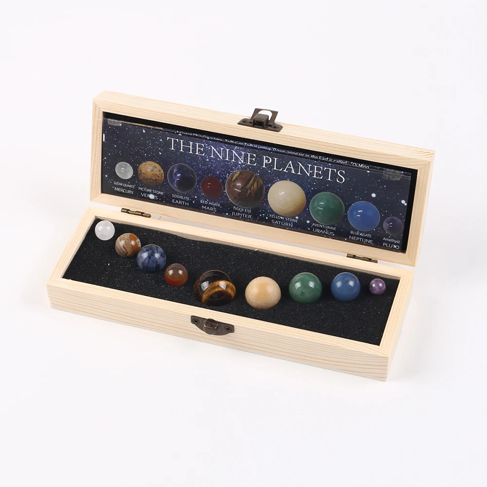 Solar system gemstone set — nine planets 2