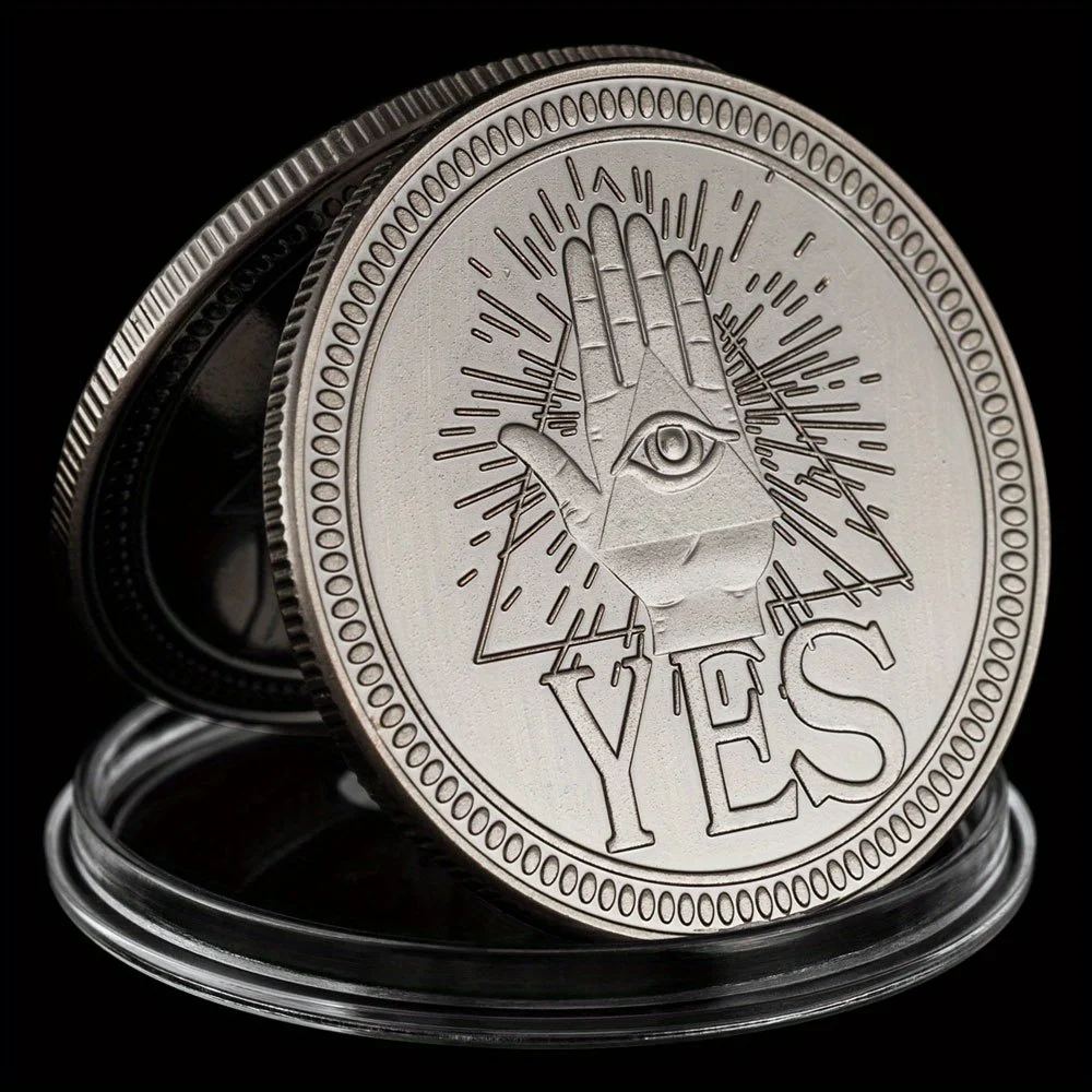 Gothic yes or no coin — all-seeing eye 4