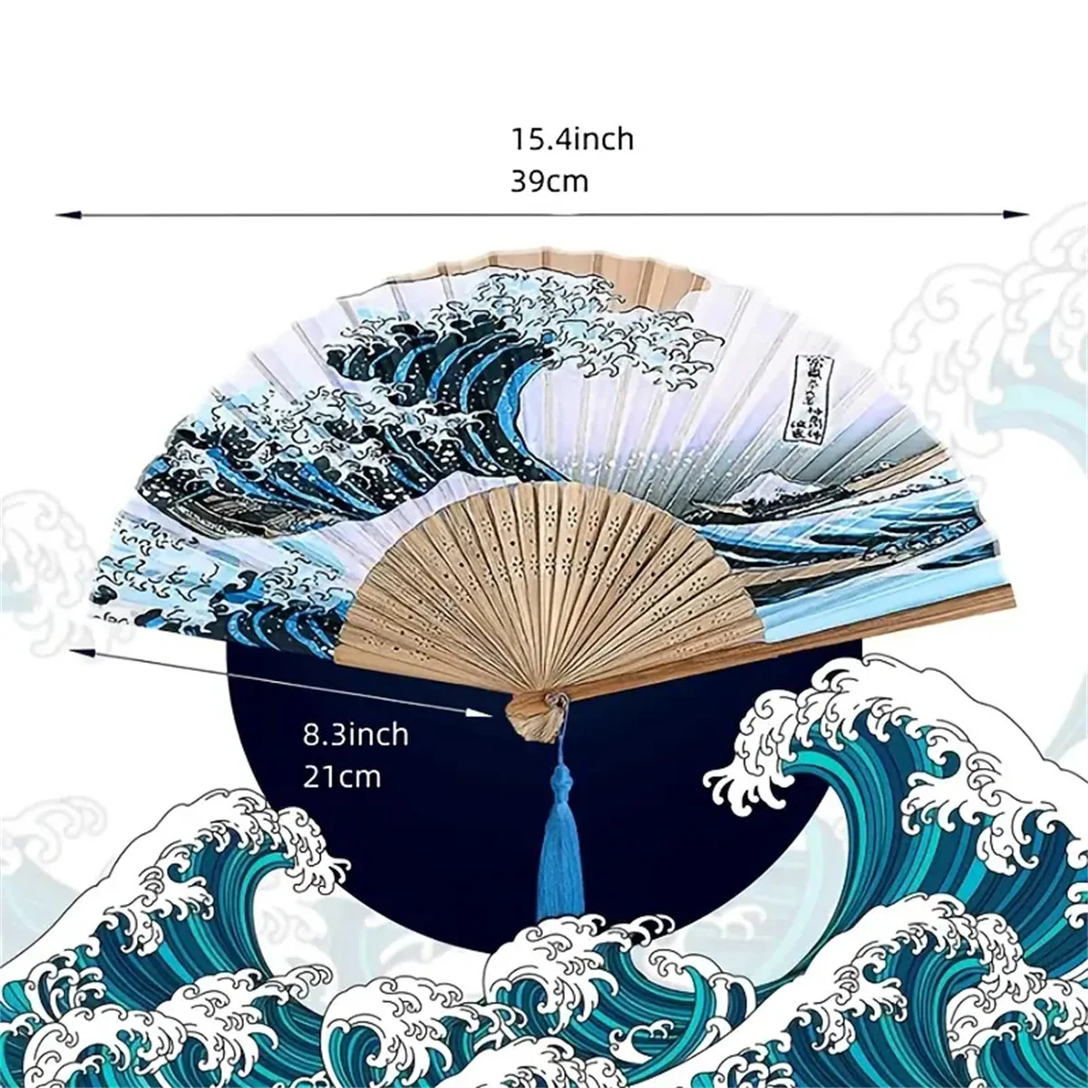 Great Wave folding fan 4