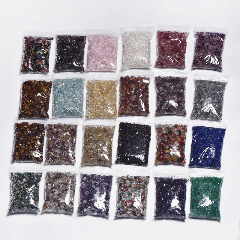 Crystal chip gravel — quartz mix 3
