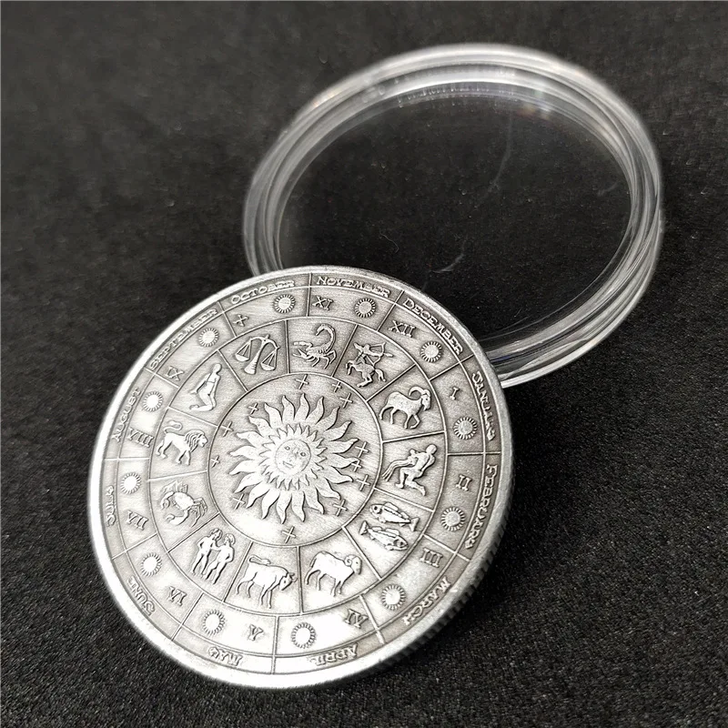 Zodiac wheel coin 5
