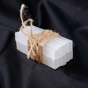 Moroccan selenite bar set