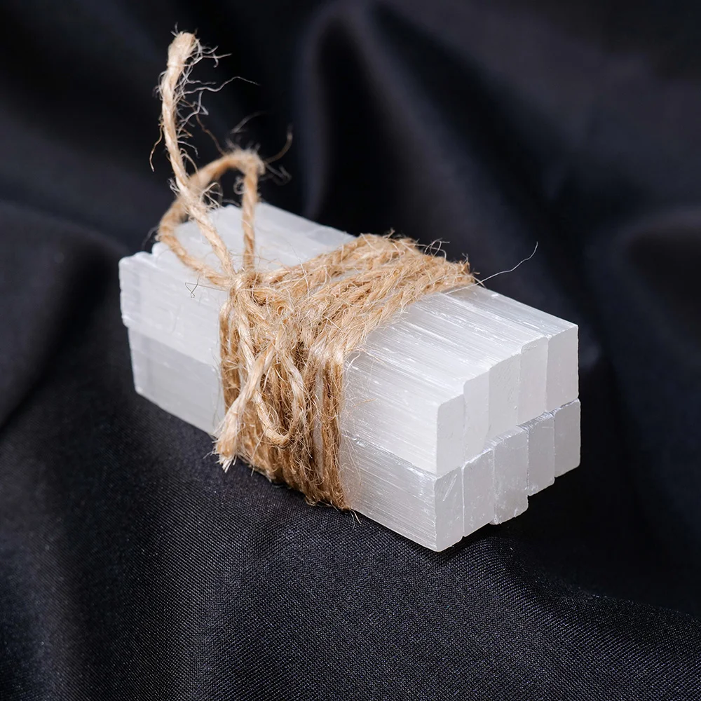 Moroccan selenite bar set