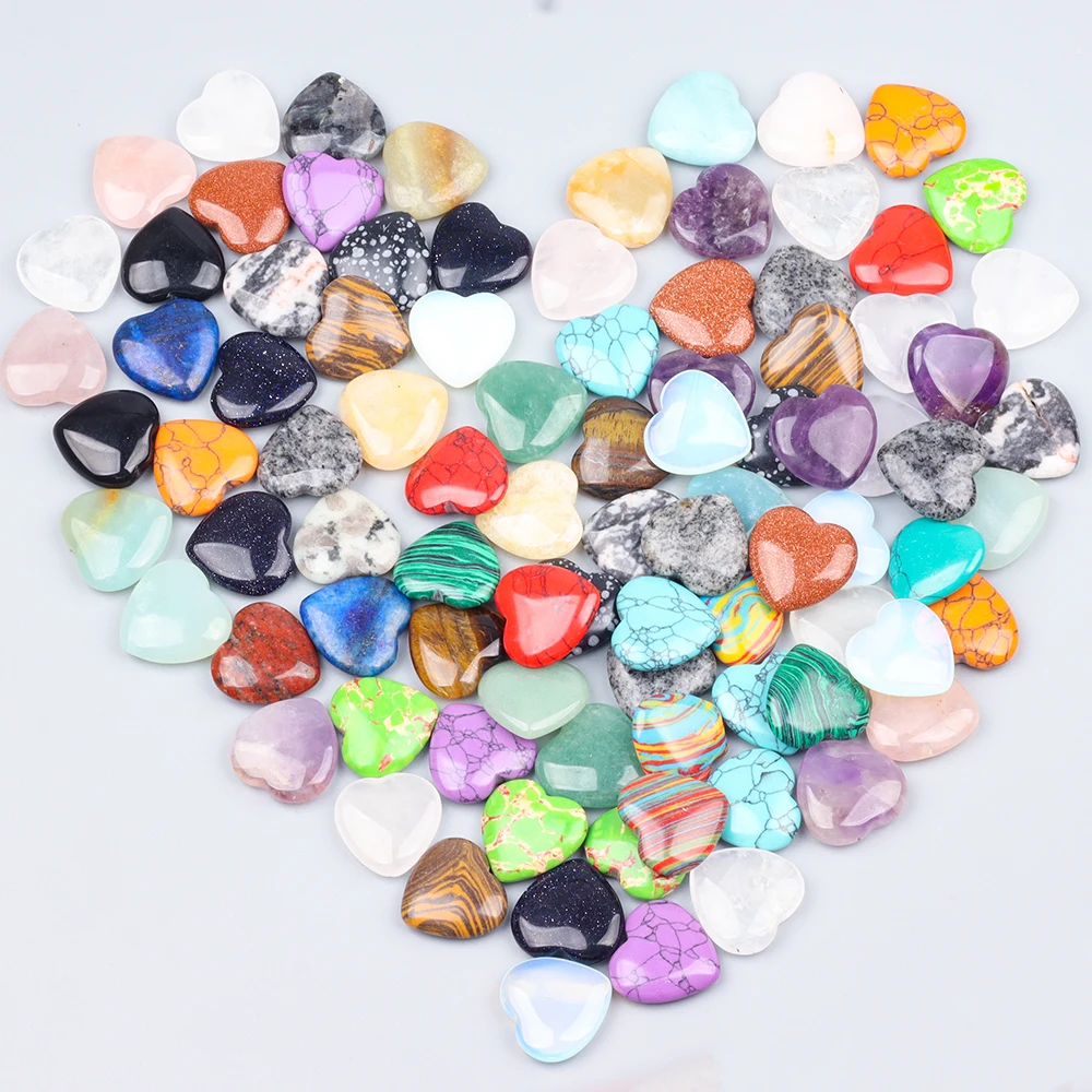 Heart-shaped crystal stones 2