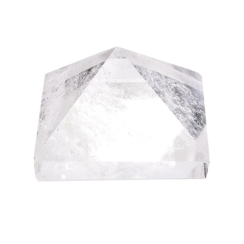Clear quartz crystal pyramid 6