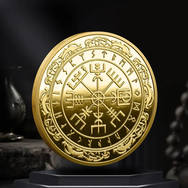 Viking compass coin